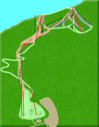 スキージャム勝山MAP