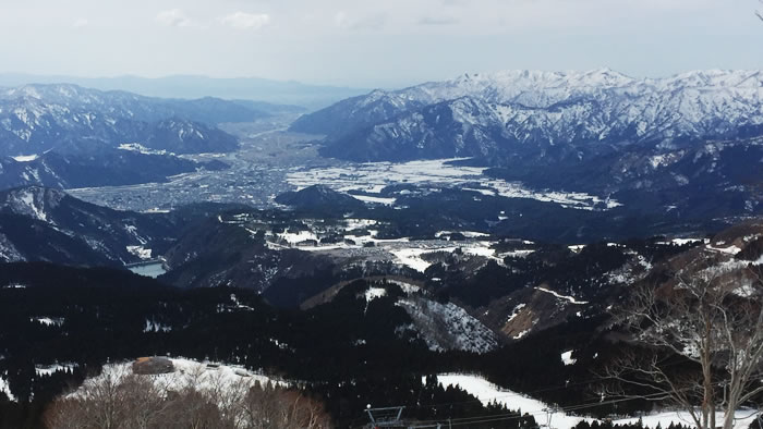 勝山市街