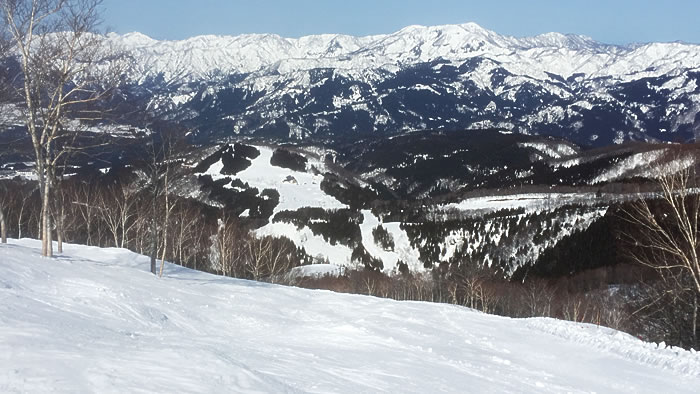 イリュージョンからゲレンデ一望